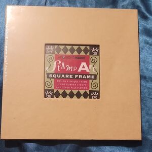 Stamp Art Square Frame - Tan